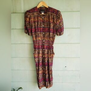 True Vintage 80s Midi Dress